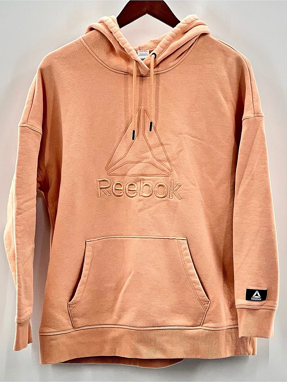 592 Reebok Weekender Oversized Hoodie Pink XL